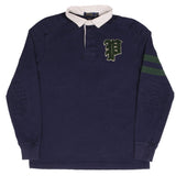 Polo Ralph Lauren Navy Blue P67 Rugby Polo Shirt Size Medium