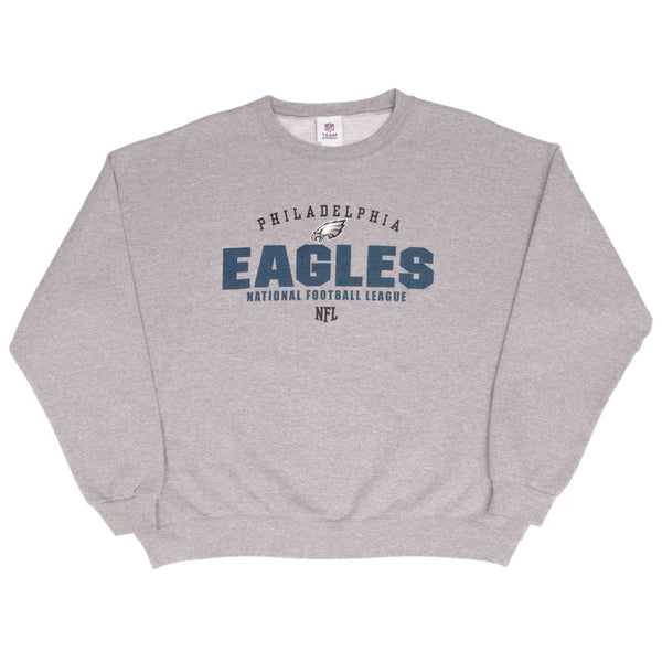 Vintage Nfl Philadelphia Eagles 2000S Grey Sweatshirt Size XL