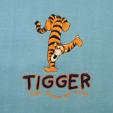 Vintage Disney Tigger Cyan Sweatshirt Size XL 1990S