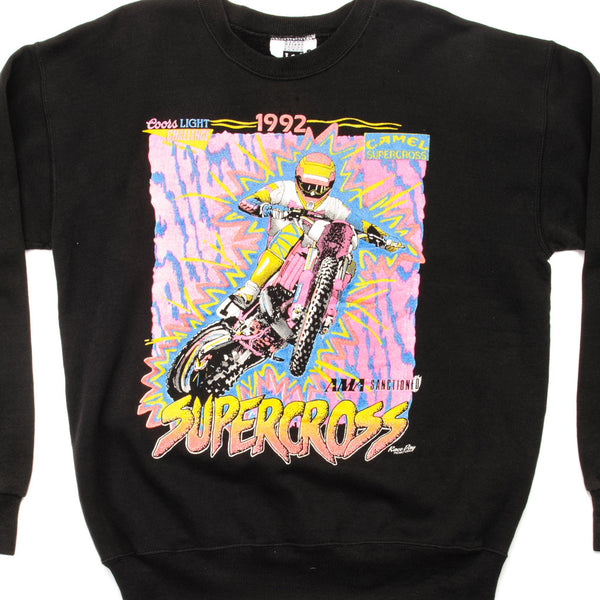 SUDADERA VINTAGE SUPERCROSS 1992 TALLA GRANDE FABRICADA EN EE. UU.