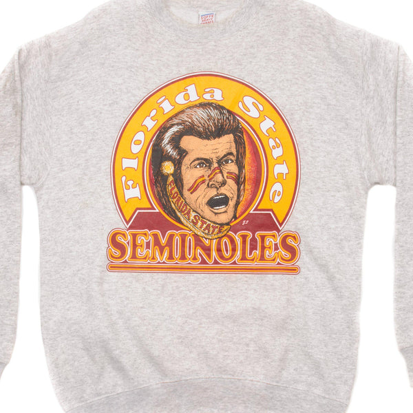 SUDADERA VINTAGE DE LOS SEMINOLES DE LOS ESTADOS DE FLORIDA, TALLA XL, FABRICADA EN EE. UU.