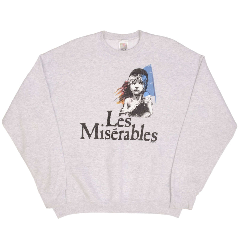 Vintage Les Miserables Sweatshirt 1986 Size XL Made In USA.