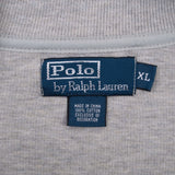 Vintage Polo Ralph Lauren Grey Quarter 1/4 Zip Sweater Size XL