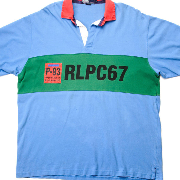 復古 POLO RALPH LAUREN POLO 衫 1990 年代大尺碼