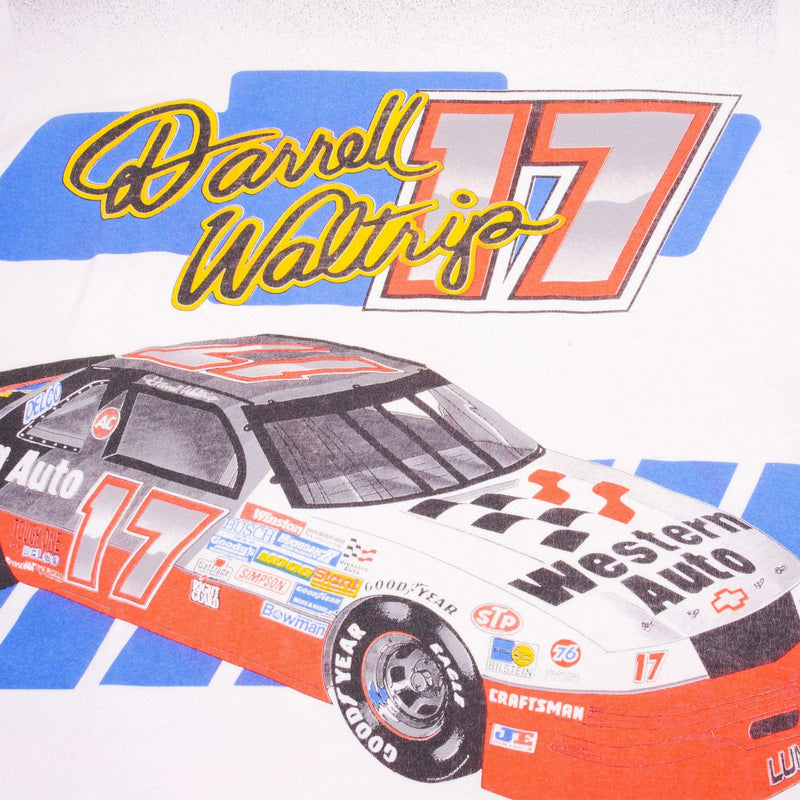 Vintage Nascar Darrell Waltrip #17 Three Time Winston Cup Champion 1992 Tee Shirt Size Large Made In USA