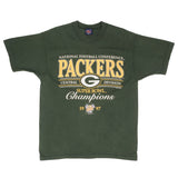 Vintage NFL Green Bay Packers Super Bowl Champions 1997 Tee Shirt Size Large Made In USA