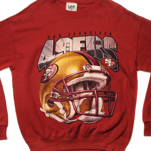 SUDADERA VINTAGE NFL SAN FRANCISCO 49ERS 1997 TALLA MEDIANA FABRICADA EN EE. UU.