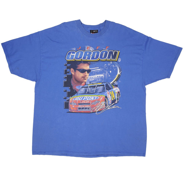 Vintage Nascar Jeff Gordon 24 Dupont Tee Shirt 2000 Size 2XL 