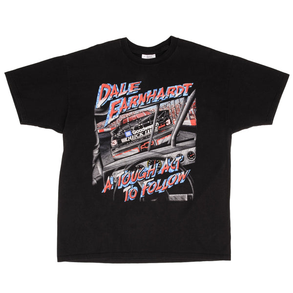 Vintage Nascar Dale Earnhardt A Tough Act To Follow 1990S Tee Shirt Size Large Made In USA