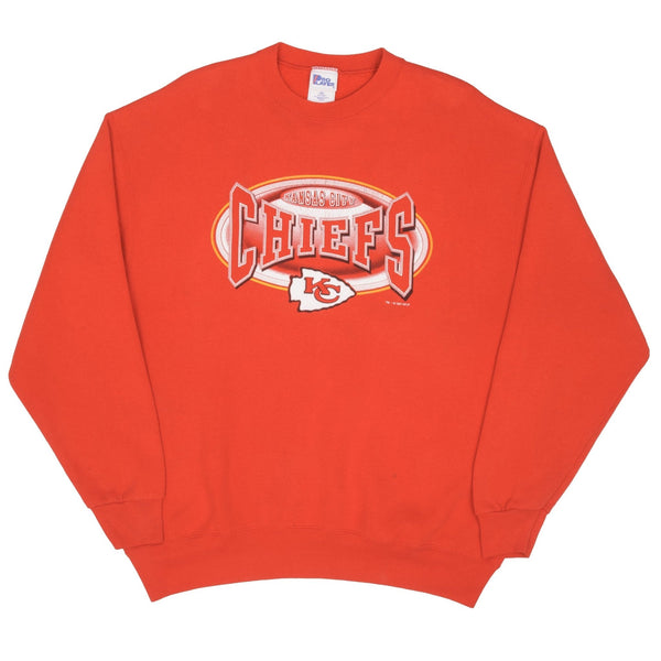 Vintage NFL Kansas City Chiefs Embroidered Taylor Swift 1997 Sweatshirt Size 2XL