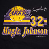 Vintage NBA Los Angeles Lakers Magic Johnson 1989 Tee Shirt Size XL Made In USA