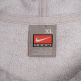 Vintage Nike Classic Swoosh Grey Hoodie Sweatshirt 2000S Size XL