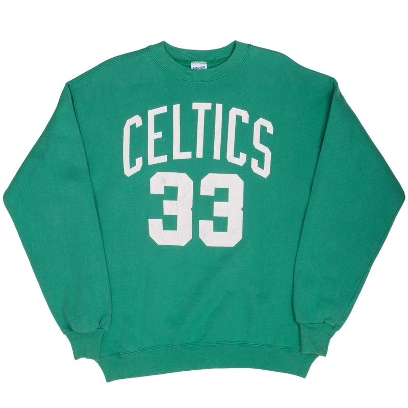 Vintage Nba Boston Celtics Larry Bird 1980S Starter Sweatshirt Size Large Made In Usa