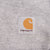 Carhartt Quarter Zip Grey Sweatshirt Size Large