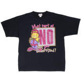 Vintage Garfield What Part Of No You Don't Understand 1990S Tee Shirt Size 2XL Tall Made In USA