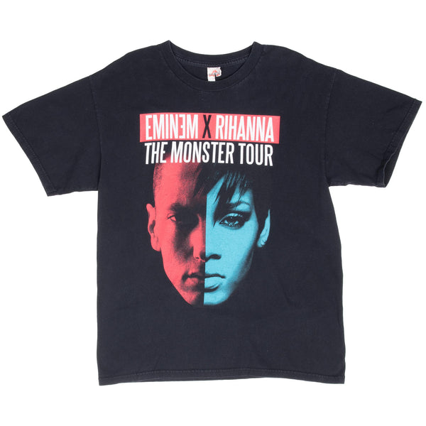 Vintage Rap Eminem X Rihanna Monster Tour 2014 Tee Shirt Size Medium