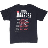 Vintage Rap Eminem X Rihanna Monster Tour 2014 Tee Shirt Size Medium