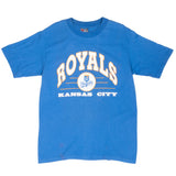 Vintage Mlb Kansas City Royals 1980S Tee Shirt Size Medium With Single Stitch Sleeves