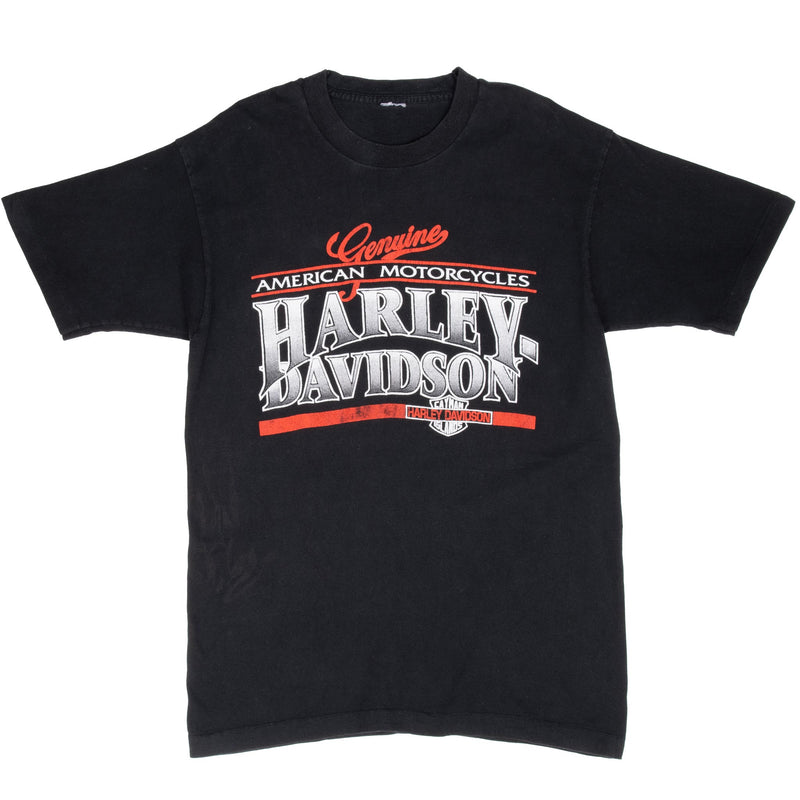 Vintage Harley Davidson Cayman Island 1990S Tee Shirt Medium With Single Stitch Sleeves