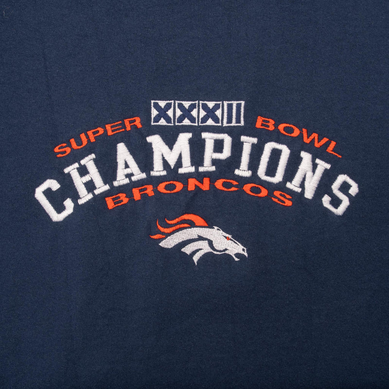 VINTAGE NFL DENVER BRONCOS SUPER BOWL XXXII CHAMPIONS 1998 SWEATSHIRT XL MADE US