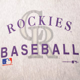 Vintage Champion Reverse Weave MLB Colorado Rockies Sweatshirt 1994 Size XL Made In USA, Tri-Blend Fabrics.