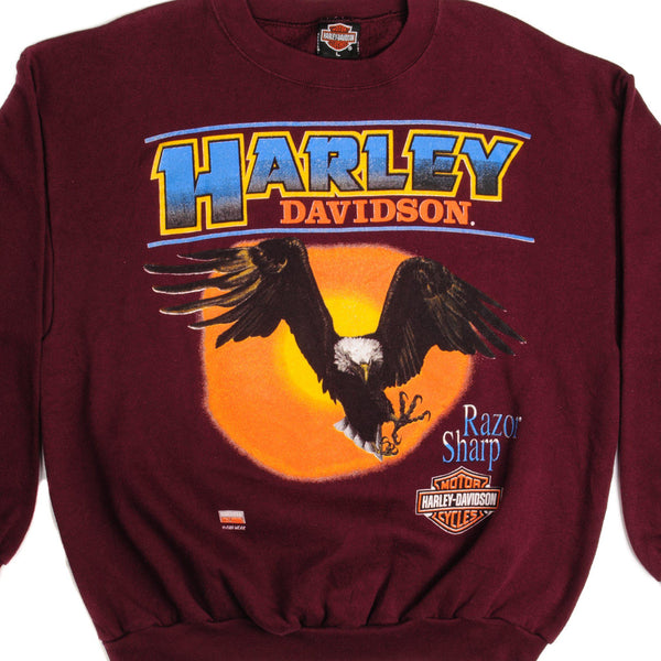 VINTAGE HARLEY DAVIDSON SWEATSHIRT SIZE LARGE MADE IN USA