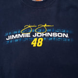 Vintage Nascar Jimmie Johnson Tee Shirt 2000S Size Large