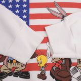 Vintage Looney Tunes All American Sweatshirt 1995 Size XL