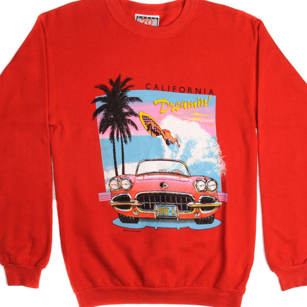 SUDADERA VINTAGE SPEED LIMIT 70 CALIFORNIA DREAMIN TALLA PEQUEÑA