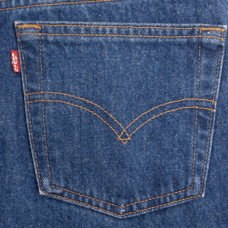 Beautiful Indigo Levis 501 Jeans 1990s Made in USA with Medium Wash   Size on tag 30X32 Actual Size 29X32  Back Button #544