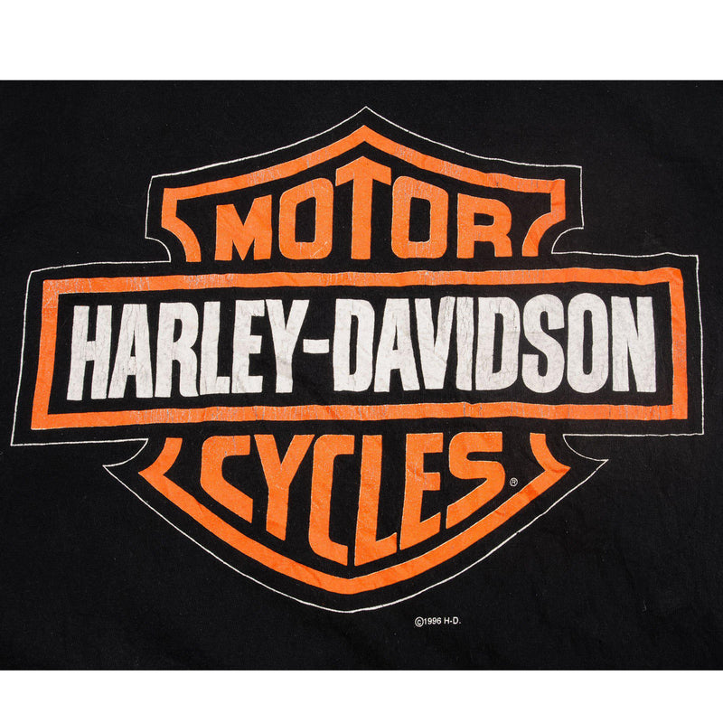 VINTAGE HARLEY DAVIDSON TEE SHIRT 1996 SIZE LARGE MADE IN USA