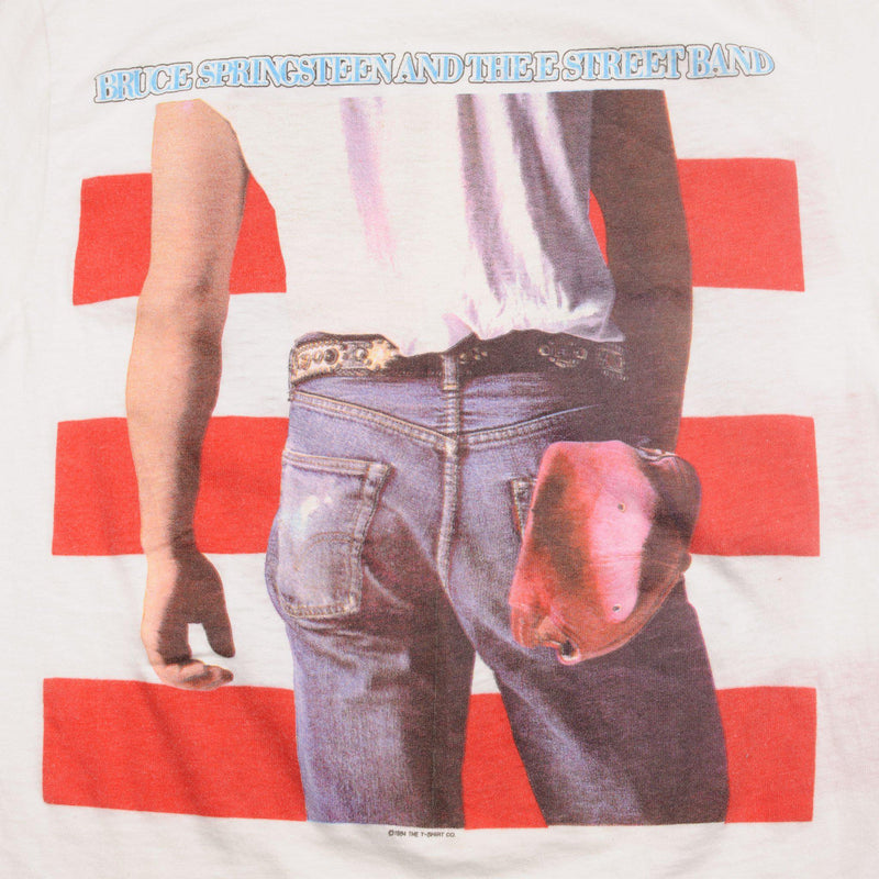 復古 BRUCE SPRINGSTEEN AND THE E STREET BAND T 卹 1984 年 XS 碼美國製造