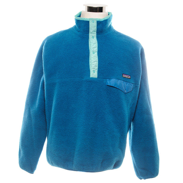 SUDADERA POLAR PATAGONIA SNAP-T ORIGINAL VINTAGE DE LOS AÑOS 90, TALLA L, FABRICADA EN EE. UU.