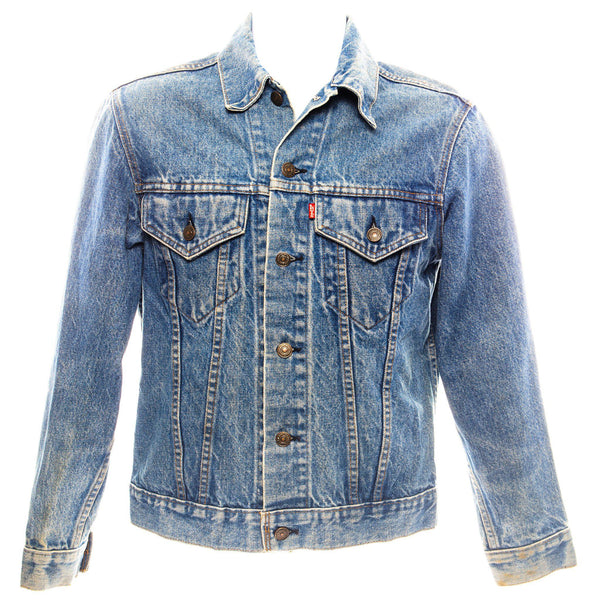 CHAQUETA VINTAGE LEVIS DE UNA SOLA COSTURA, TALLA 36, FABRICADA EN EE. UU.