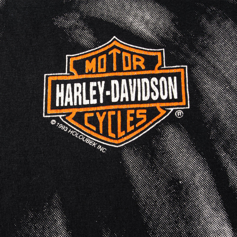 VINTAGE HARLEY DAVIDSON TEE SHIRT 1993 SIZE LARGE MADE IN USA