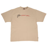 Vintage Fubu Beige Tee Shirt 2000S Size 2XL