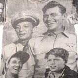 CAMISETA VINTAGE CON ESTAMPADO COMPLETO DEL SHOW DE ANDY GRIFFITH, TALLA GRANDE, 1992