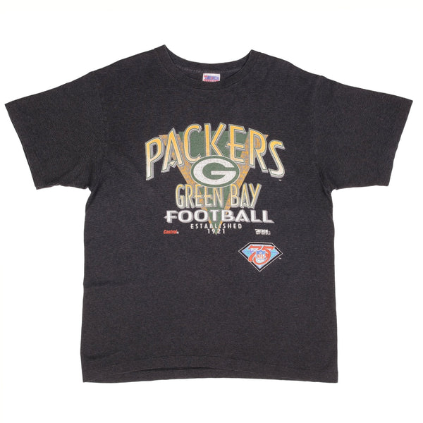 Vintage Nfl Green Bay Packers 1994 Tee Shirt Size Xl Made In USA With Single Stitch Sleeves