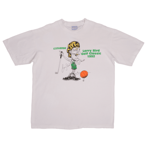 CAMISETA CONVERSE VINTAGE DE LA NBA LARRY BIRD DE LOS BOSTON CELTICS 1992 XL FABRICADA EN EE. UU.