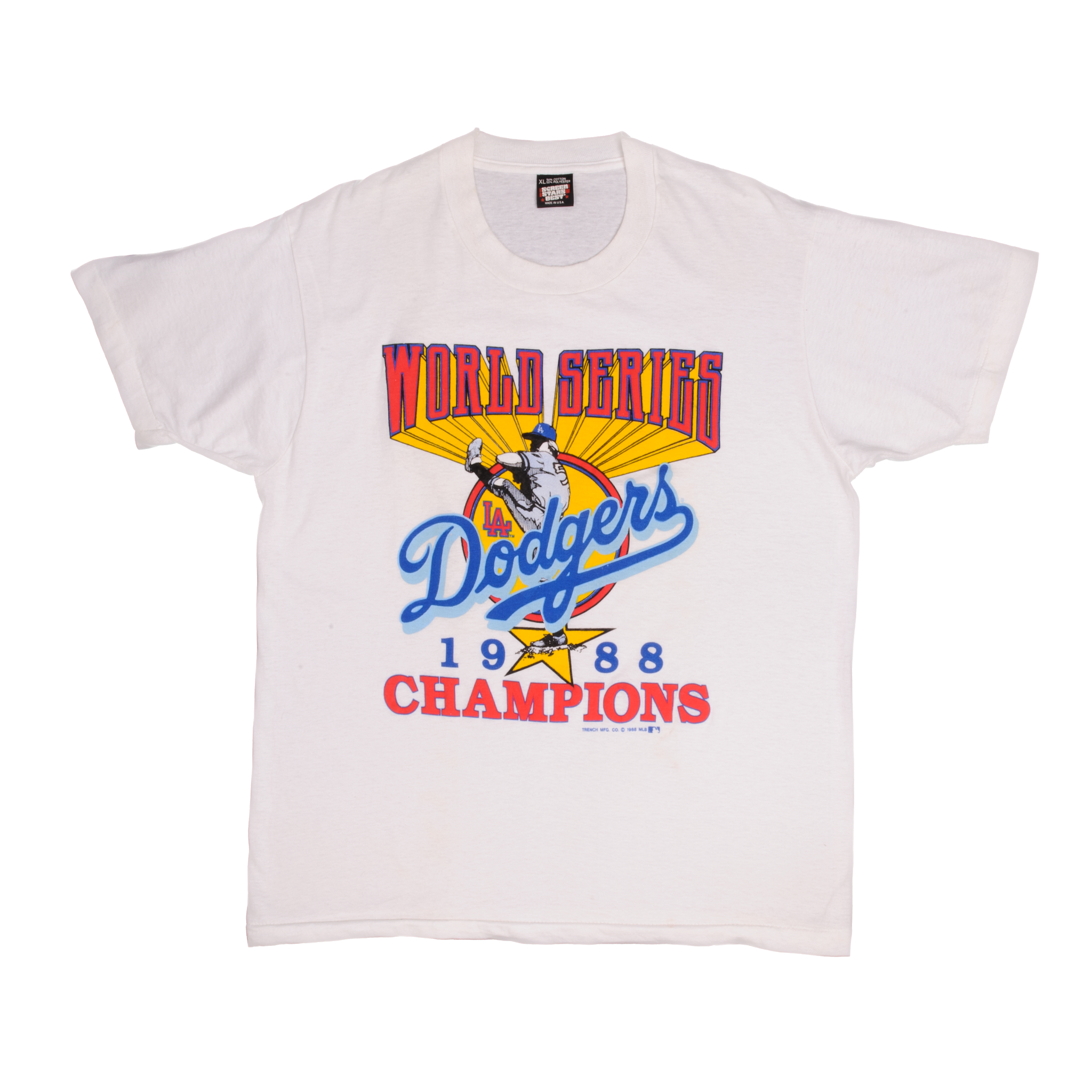 Vintage Los Angeles Dodgers 1988 World Series Champions T Shirt