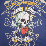 Vintage Ed Hardy By Christian Audigier Love Dies Hard Tee Shirt 2000S Size XL 