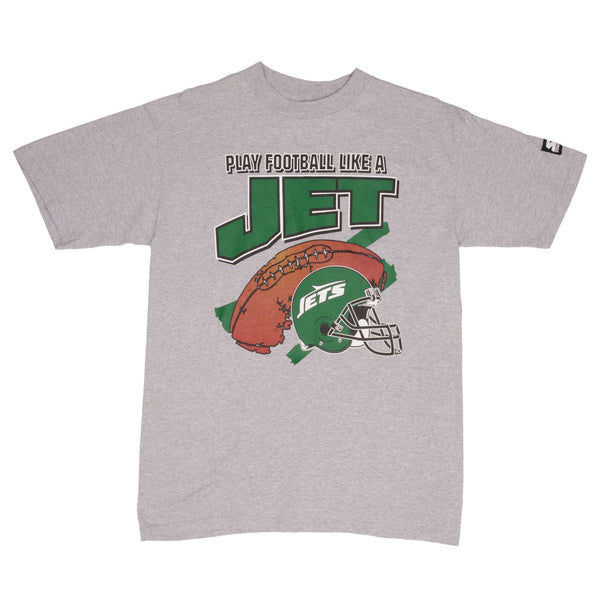 Vintage Nfl New York Jets Starter Training Camp 1997 Signed By James Farrior Tee Shirt Size Medium Made Usa