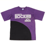 Vintage Mlb Colorado Rockies 1994 Tee Shirt Size Large Made In USA With Single Stitch Sleeves