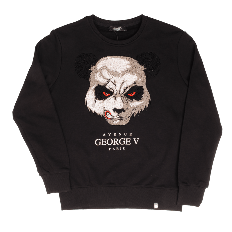 Deadstock Avenue George V Paris Wicked Panda Sweatshirt Size Large