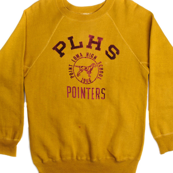 SUDADERA VINTAGE DE LA ESCUELA SECUNDARIA POINT LOMA DE LOS AÑOS 60, TALLA MEDIANA, FABRICADA EN EE. UU.