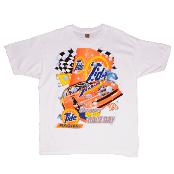 Vintage Nascar Tide Racing Cleaning Up On Race Day Tee Shirt 1999 Size XL