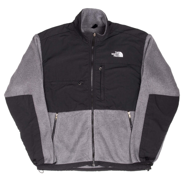 Vintage The North Face Polartec Denali Dark Grey Fleece Jacket Size Medium