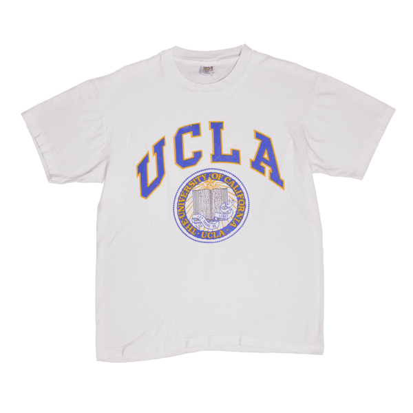 Vintage UCLA University of California Los Angeles Tee Shirt 1990S Size Large Made In USA With Single Stitch Sleeves