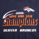 Vintage Nfl Denver Broncos Superbowl Champions 1998 Tee Shirt Size XL Made In Usa