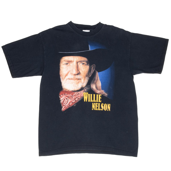 Vintage Willie Nelson Biggest Hits 1990S Tee Shirt Size Large Made In Usa